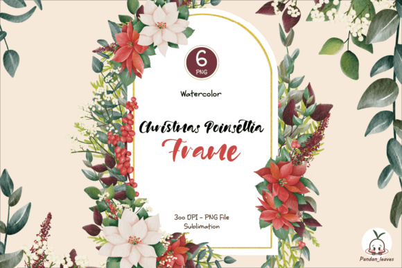 Download Watercolor Christmas Frame Arrangements - Christmas frame Collection