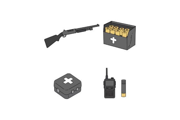 Download Shotgun with Ammunition Box Radio and Fi - Shotgun Collection