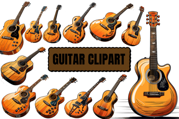 Download Watercolor Guitar Clipart - Watercolor guitar clipart Collection