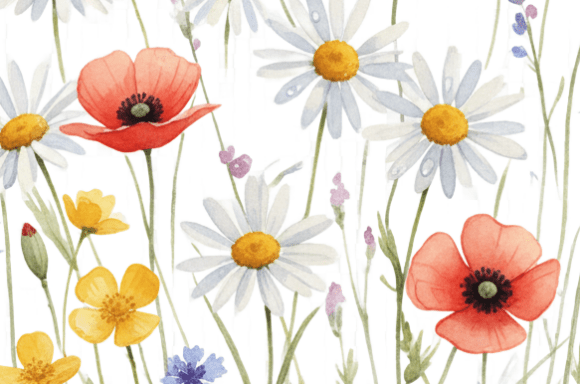 Download Wildflower Watercolor Floral Collection - Floral Collection